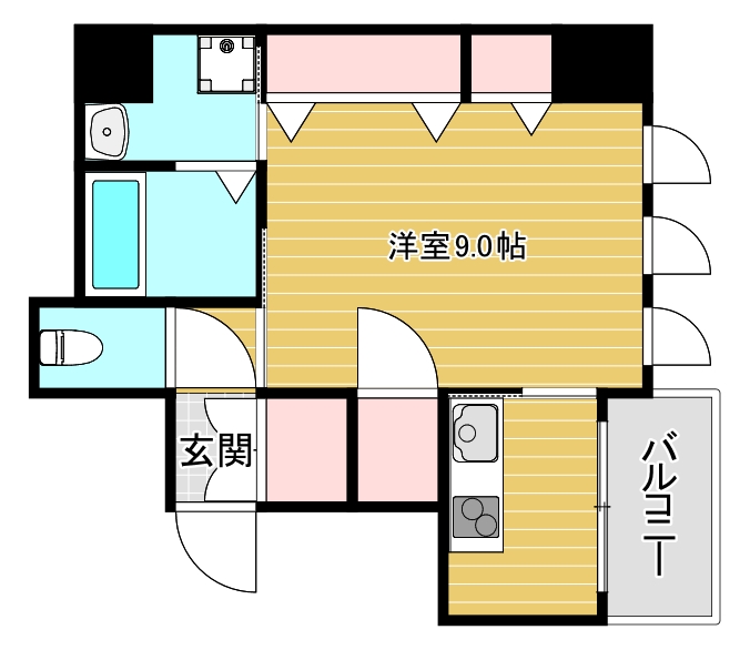 4階の間取り図
