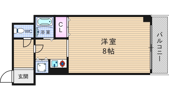 4階の間取り図