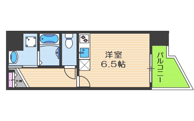 8階の間取り図