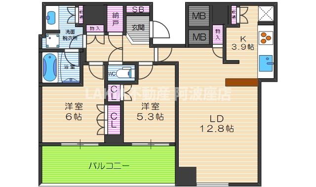 17階の間取り図