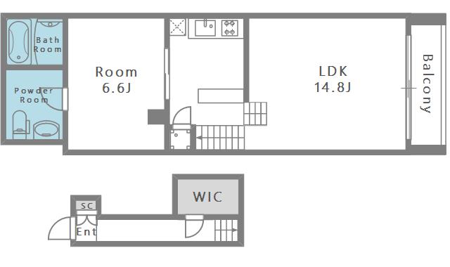 13階の間取り図