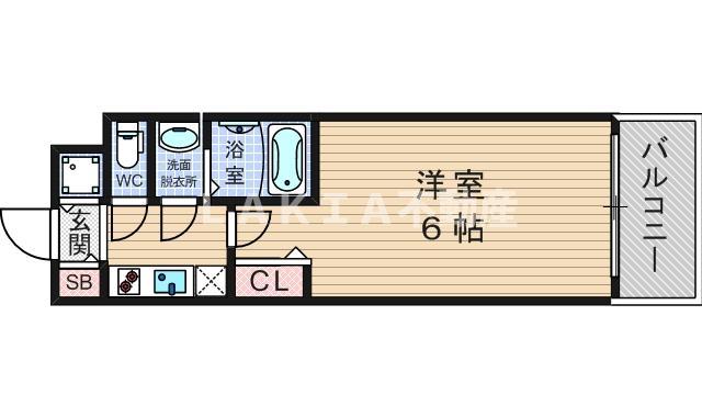 4階の間取り図