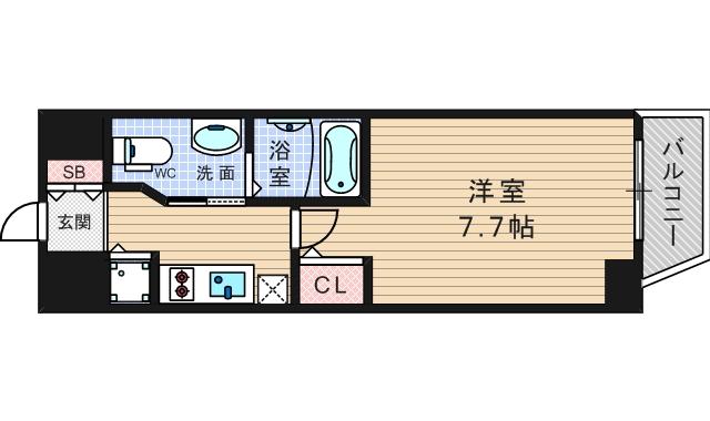 7階の間取り図