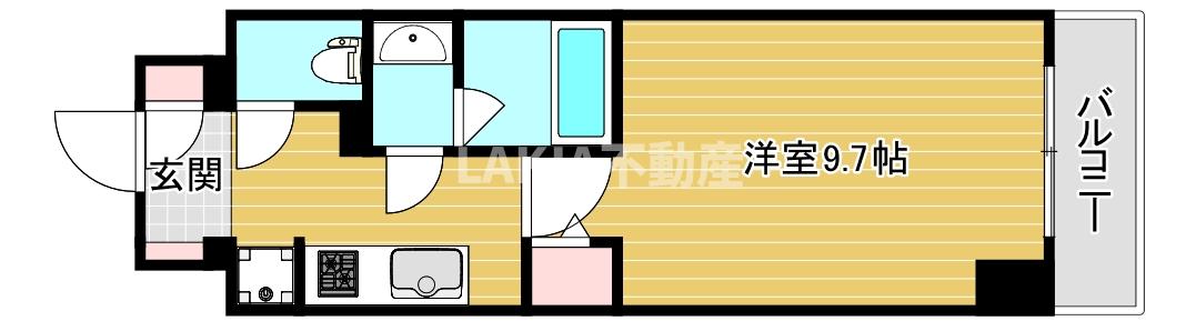 4階の間取り図