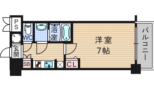 5階の間取り図