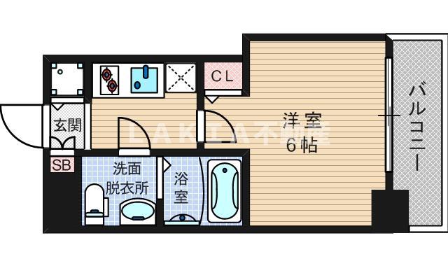 4階の間取り図