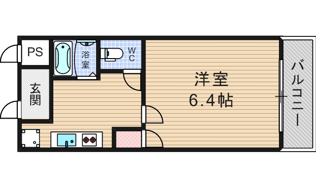 4階の間取り図