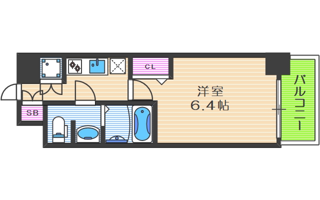 3階の間取り図