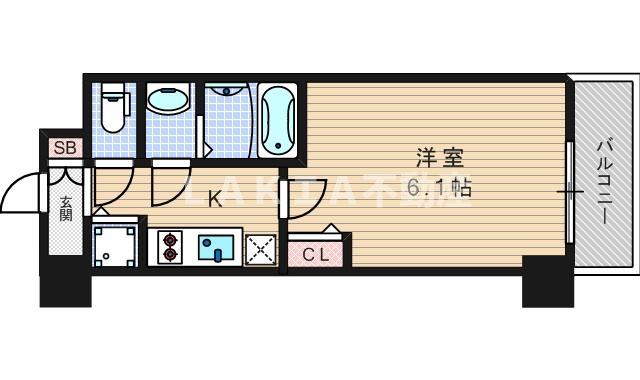 7階の間取り図