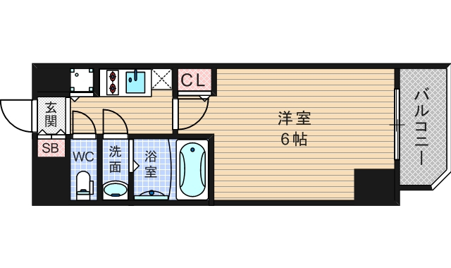 4階の間取り図