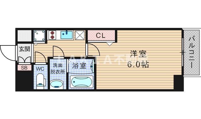 13階の間取り図