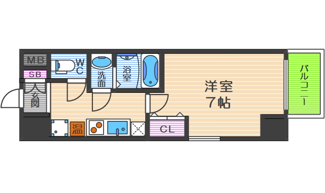 3階の間取り図