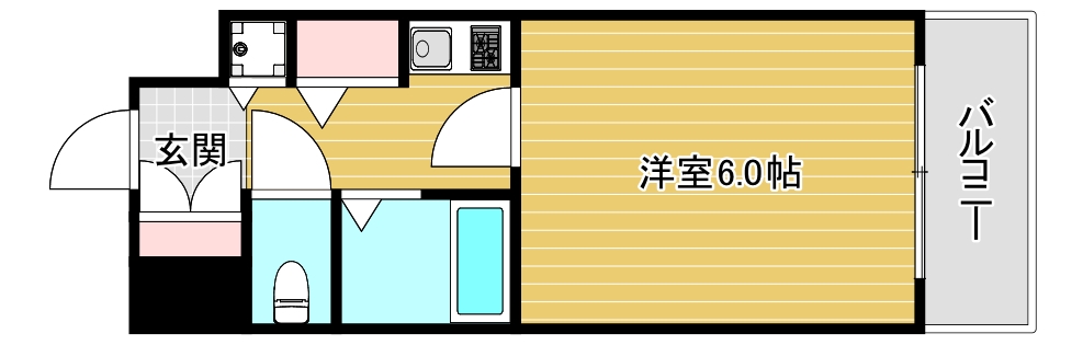 6階の間取り図