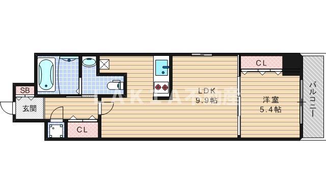 13階の間取り図
