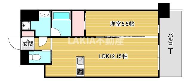 4階の間取り図
