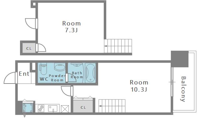 3階の間取り図