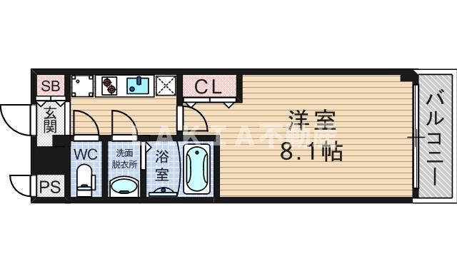 3階の間取り図