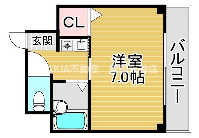 2階の間取り図