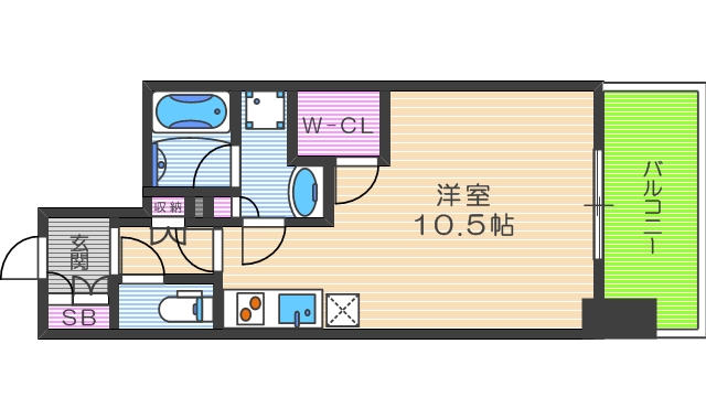 3階の間取り図