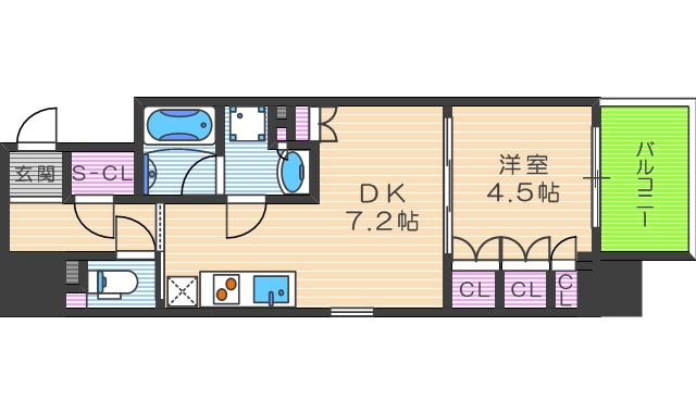 5階の間取り図