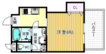 5階の間取り図