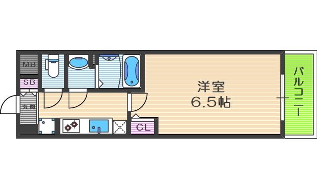 8階の間取り図