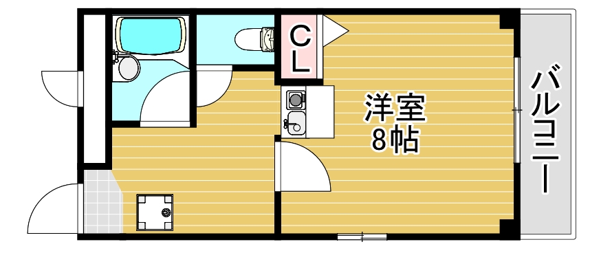 2階の間取り図