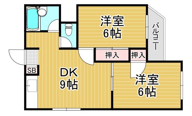 4階の間取り図