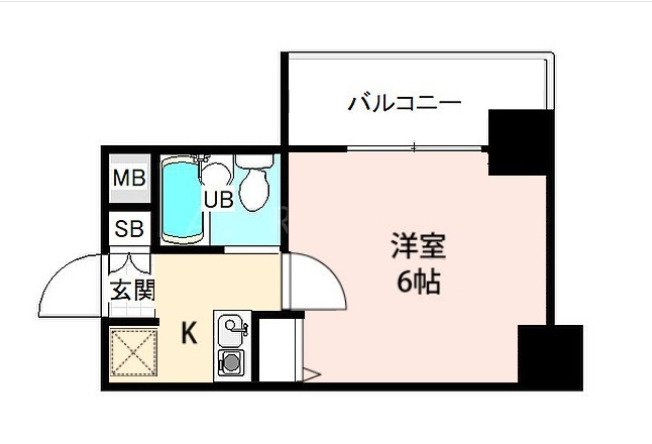 4階の間取り図