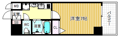 13階の間取り図