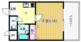 5階の間取り図