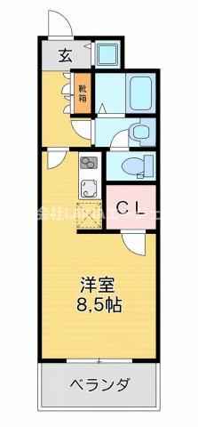 6階の間取り図