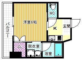 8階の間取り図
