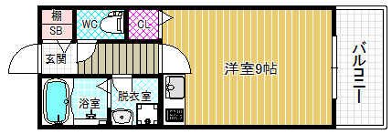 5階の間取り図