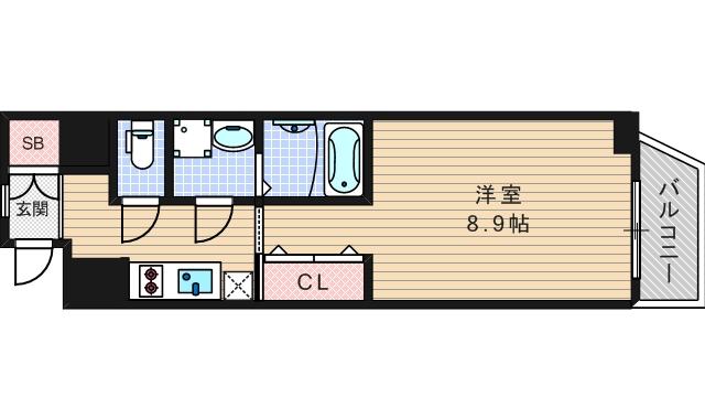 3階の間取り図