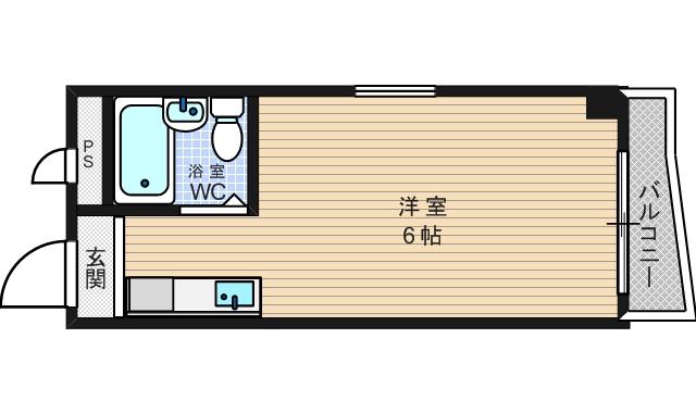6階の間取り図