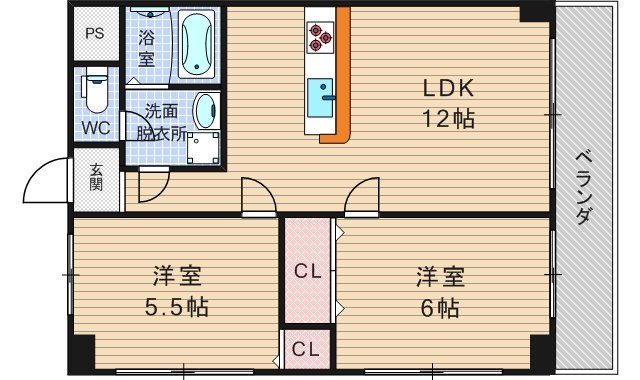 3階の間取り図
