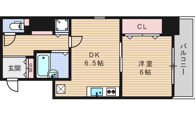 9階の間取り図