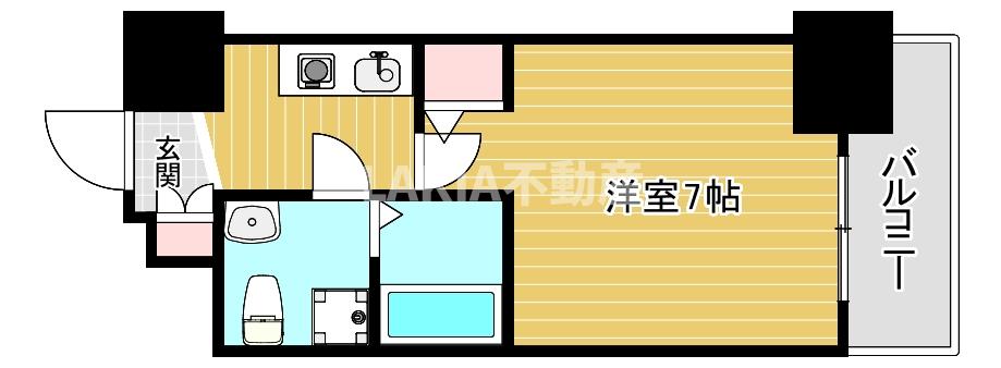 8階の間取り図