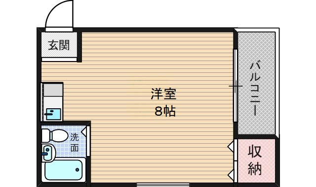 6階の間取り図