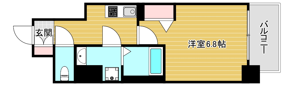 8階の間取り図
