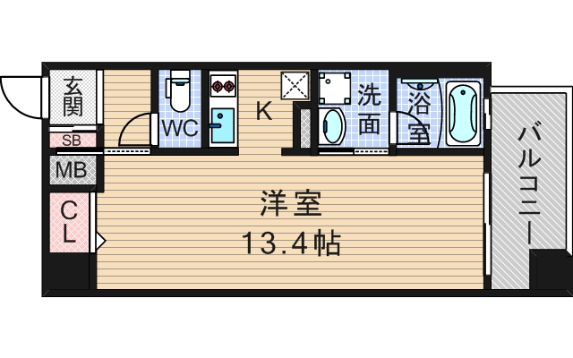 3階の間取り図