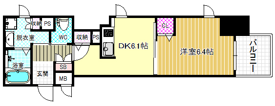 7階の間取り図