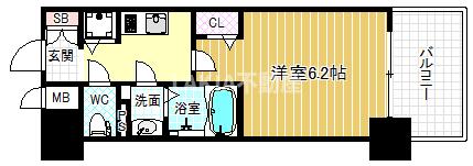 8階の間取り図