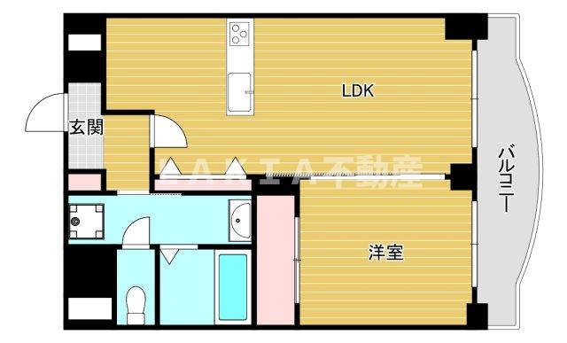 6階の間取り図
