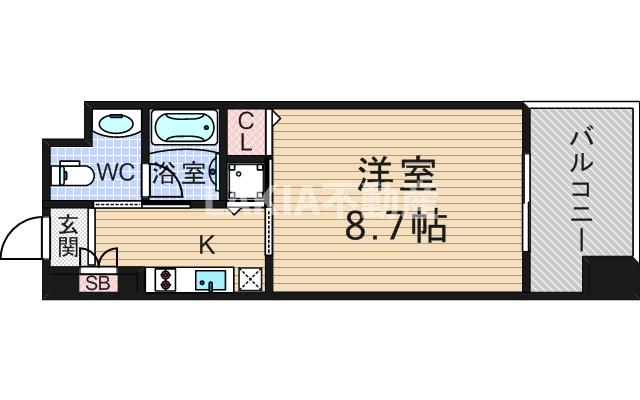 6階の間取り図