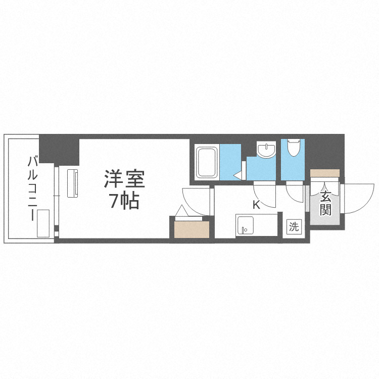 5階の間取り図
