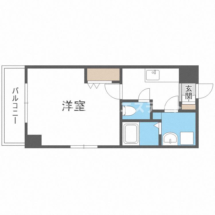 4階の間取り図