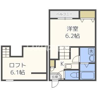 2階の間取り図