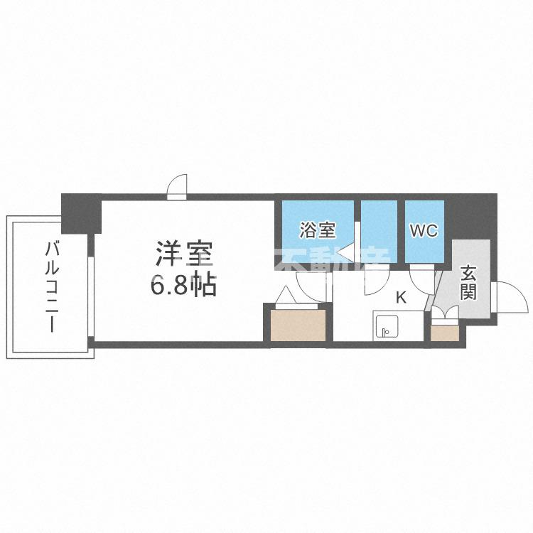 8階の間取り図